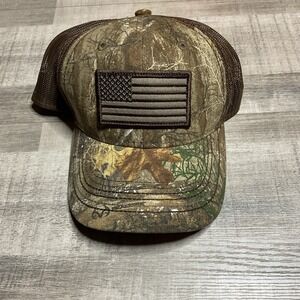Outdoor Cap Hat Strapback‎ Green Brown Camo Print Trucker Mesh Hiker Hiking Mens